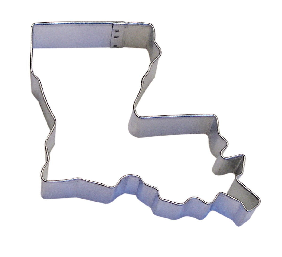 LOUISIANA Cookie Cutter State Metal 3.25 Inches - Stencil Fondant Craft Supply