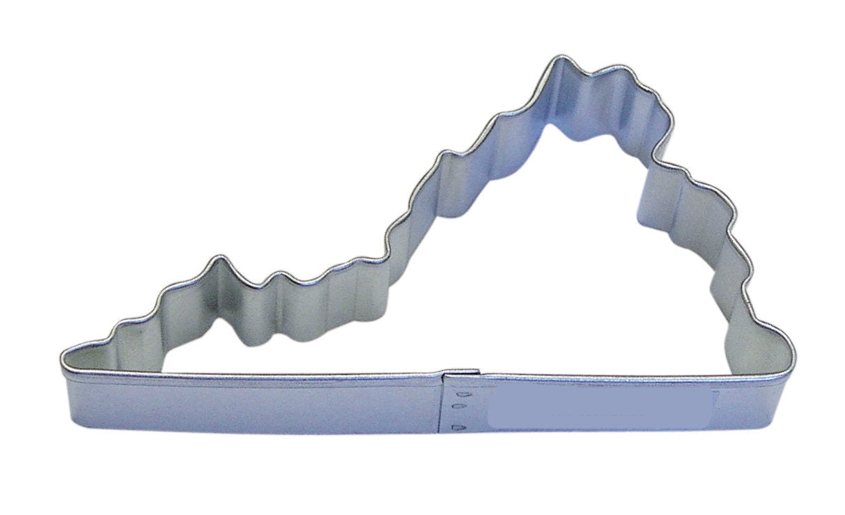VIRGINIA Cookie Cutter State Metal 4 Inches - Stencil Fondant