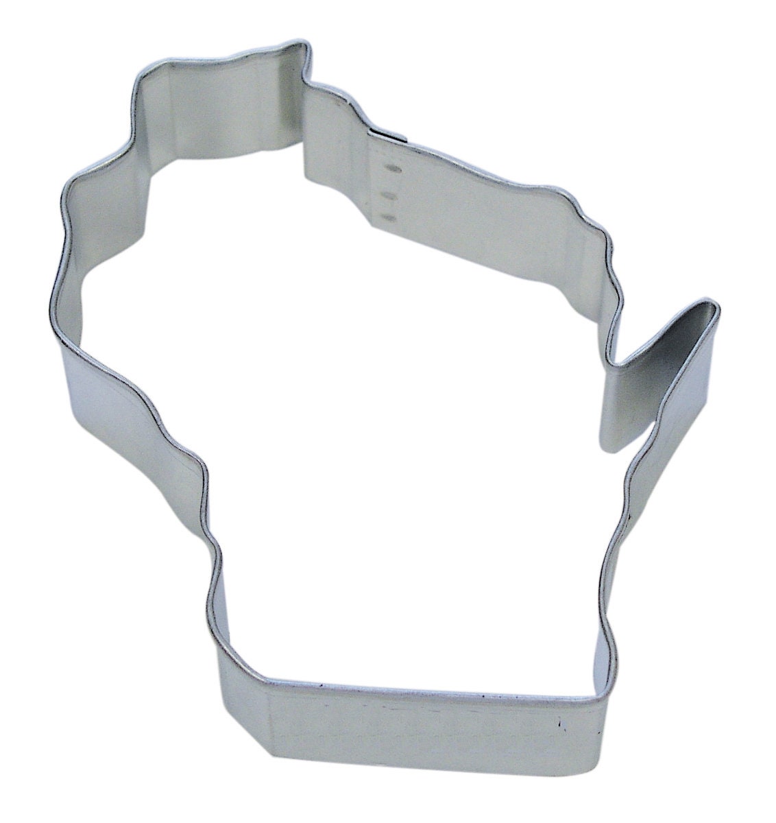 WISCONSIN Cookie Cutter State Metal 4 Inches - Stencil Fondant Craft Supply