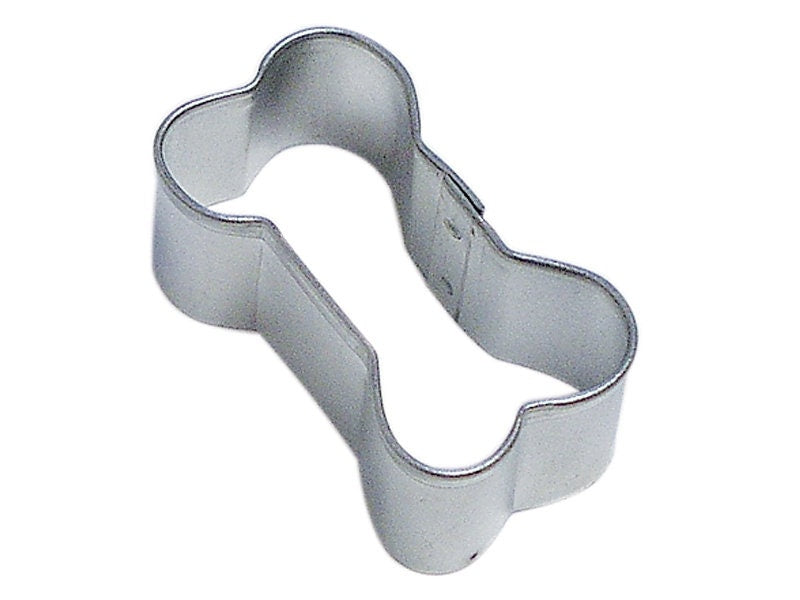 MINI DOG BONE Cookie Cutter Metal 1.75 Inches - Stencil Fondant