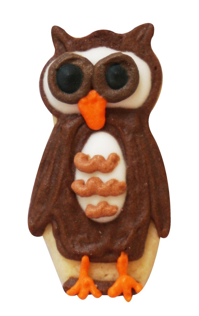 MINI OWL Cookie Cutter Metal 1.75 Inches - Stencil Fondant Craft Supply