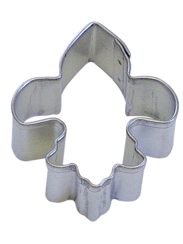 FLEUR DE LIS Mini Cookie Cutter Metal 1.5 Inches - Stencil Fondant