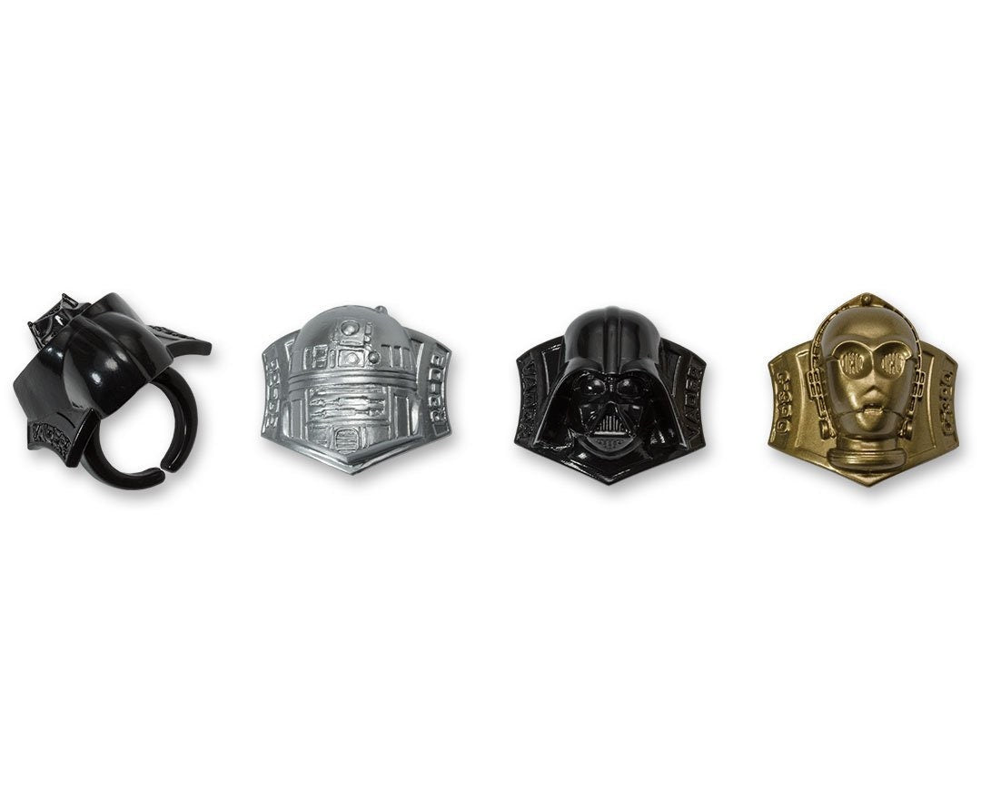 12 STAR WARS Cupcake Rings Cake Toppers for Birthday Party Decoration