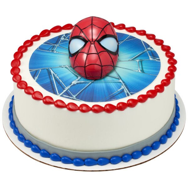 SPIDER-MAN Cake Topper Ultimate Light Up Eyes Cake Decoration Decoset Birthday