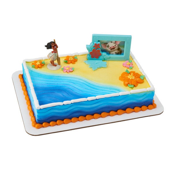 MOANA Cake Topper Adventures in Oceania Cake Decoration Decoset Birthday