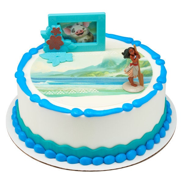 MOANA Cake Topper Adventures in Oceania Cake Decoration Decoset Birthday