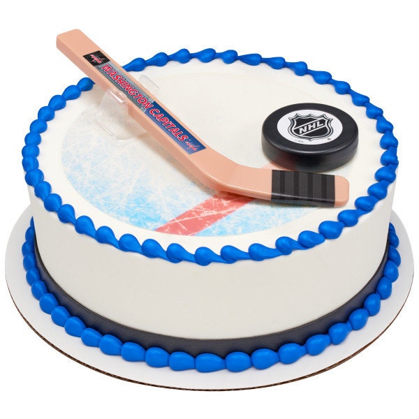 WASHINGTON CAPITALS Cake Topper NHL Slap Shot Cake Decoration Decoset Birthday