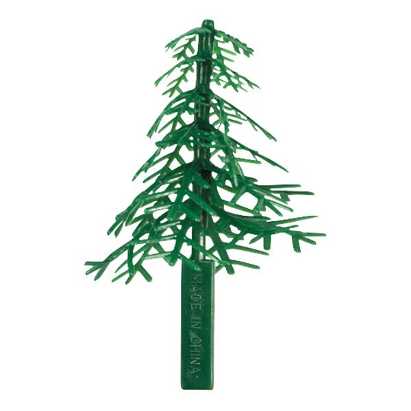 12 EVERGREEN TREE Cupcake Picks Cake Toppers for Christmas Tree Party Decoration