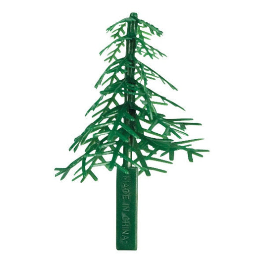 12 EVERGREEN TREE Cupcake Picks Cake Toppers for Christmas Tree Party Decoration Craft Supply