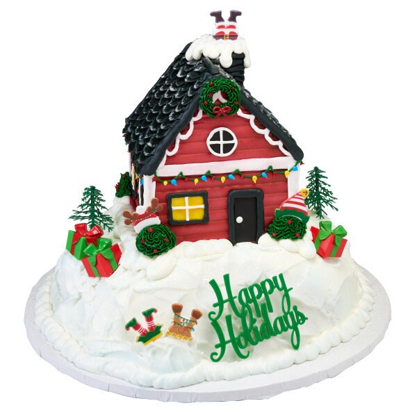 12 EVERGREEN TREE Cupcake Picks Cake Toppers for Christmas Tree Party Decoration