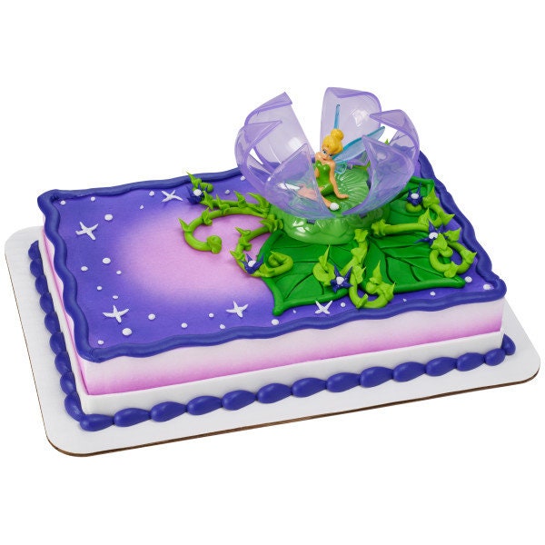 TINKER BELL Cake Topper In Flower Fairy Cake Decoration Birthday Decoset Craft Supply