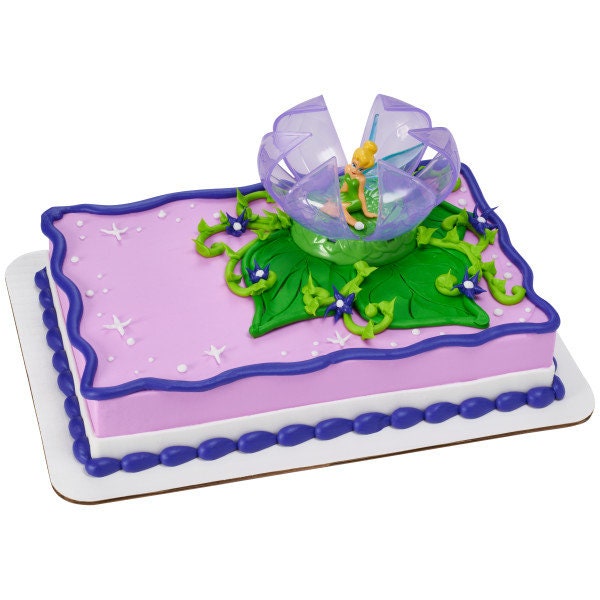 TINKER BELL Cake Topper In Flower Fairy Cake Decoration Birthday Decoset