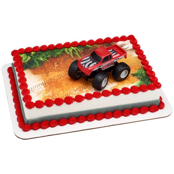 MONSTER TRUCK Cake Topper Cake Decoration Birthday Decoset