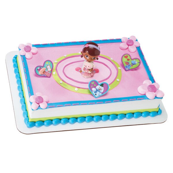 DOC MCSTUFFINS Cake Topper Doc & Lambie Party Cake Decoration Birthday Decoset