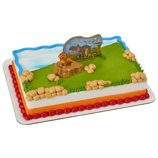 THE LION GUARD Cake Topper Destiny Roars! Lion King Movie Cake Decoration Decoset Birthday