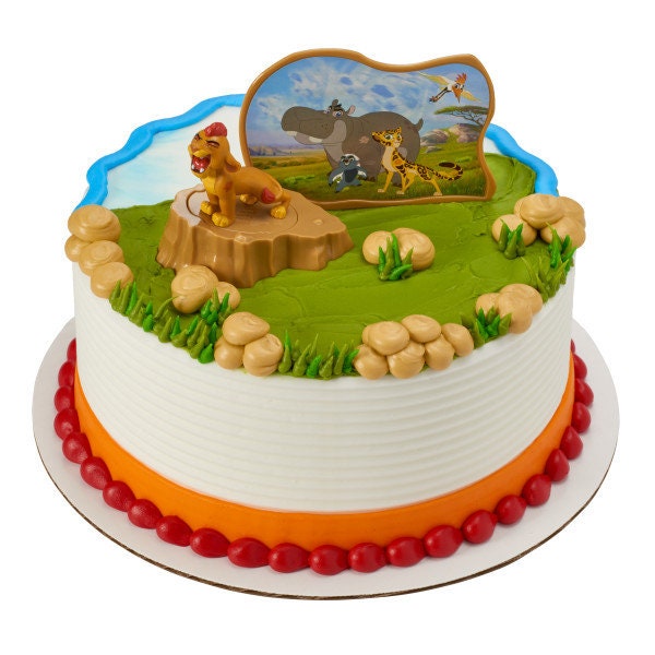 THE LION GUARD Cake Topper Destiny Roars! Lion King Movie Cake Decoration Decoset Birthday