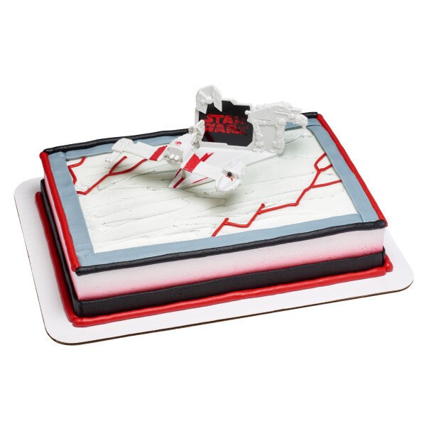 STAR WARS Cake Topper The Last Jedi Ski Speeder Cake Decoration Birthday Party Decoset