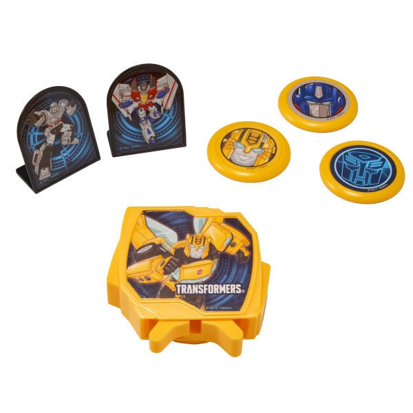 TRANSFORMERS Cake Topper Autobots Assemble Battle Disc Launcher Decoration Decoset Birthday