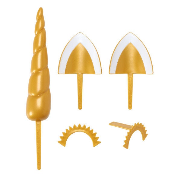 UNICORN Cake Topper Horn Mane Eyelashes Mystic Fantasy Decoration Decoset Birthday