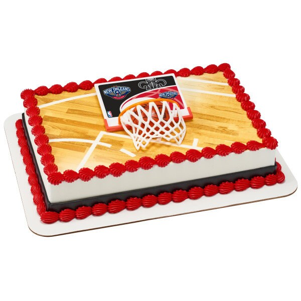 NEW ORLEANS PELICANS Cake Topper Nba Birthday Slam Dunk Team Cake Decoration Decoset