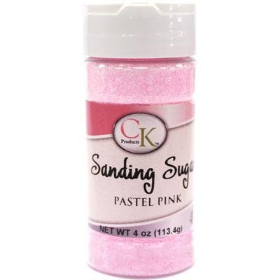 PASTEL PINK Sanding Sugar - For Cupcakes, Cakes, Cookies, Parties - 4 oz.