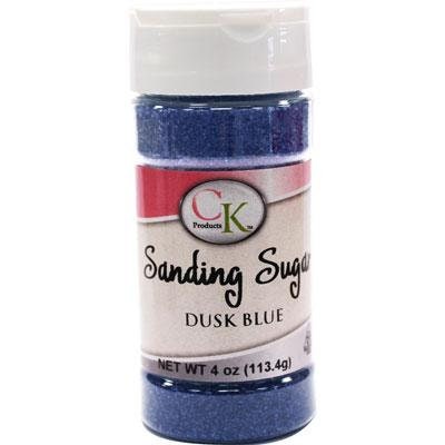DUSK BLUE Sanding Sugar - For Cupcakes, Cakes, Cookies, Parties - 4 oz. Craft Supply