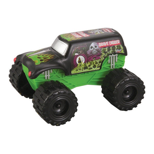 MONSTER JAM Cake Topper Grave Digger Full Throttle Fun Birthday Party Cake Decoration Decoset Craft Supply