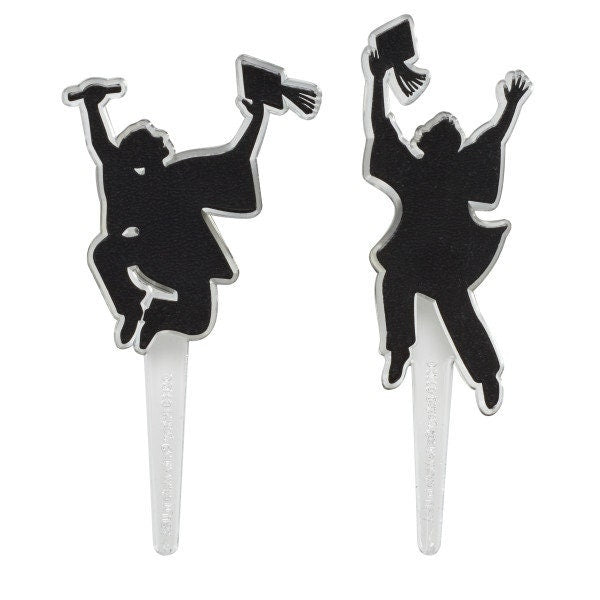 ACHIEVE YOUR DREAMS Cupcake Picks (12) Graduation Graduate Party Decoration Rings