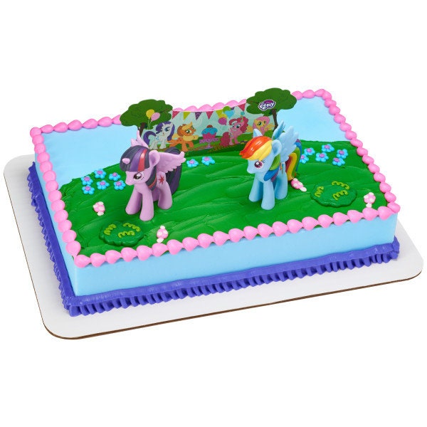 MY LITTLE PONY Cake Topper It's a Pony Party! Birthday Party Cake Decoration Decoset Craft Supply