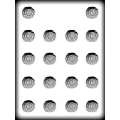 MINI ROSE Hard Candy Mold -- Garden Flower Rose Petal Bud