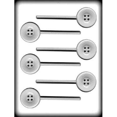 BUTTON Sucker Hard Candy Mold -- Sewing Crafts Baby Shirt