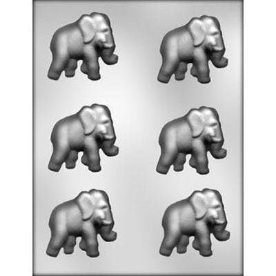 ELEPHANT Chocolate Candy Mold -- Jungle Zoo Safari Soap