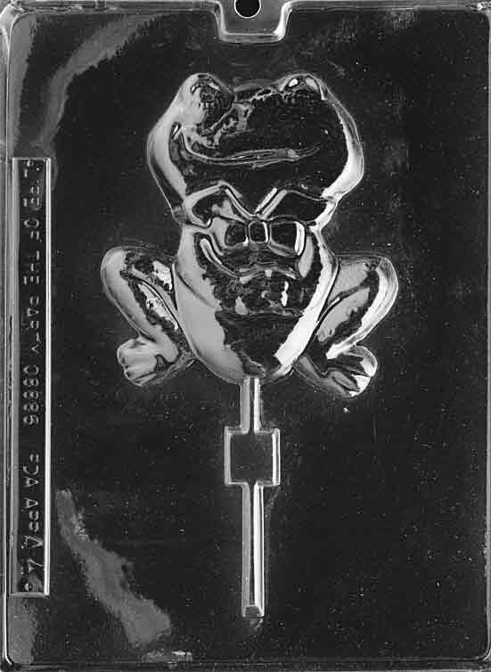 FROG LOLLY Sucker Chocolate Candy Mold Craft Supply