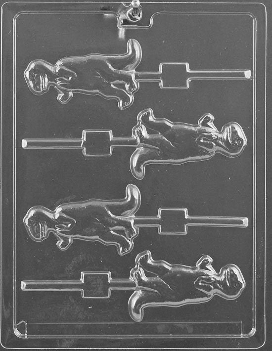 TYRANNOSAURUS REX Dinosaur Lolly Sucker Chocolate Candy Mold