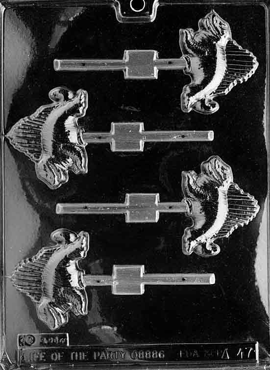 DIMETRODON LOLLY Dinosaur Animal Sucker Chocolate Candy Mold