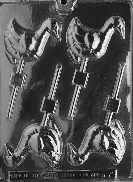 GOOSE LOLLY Animal Sucker Chocolate Candy Mold