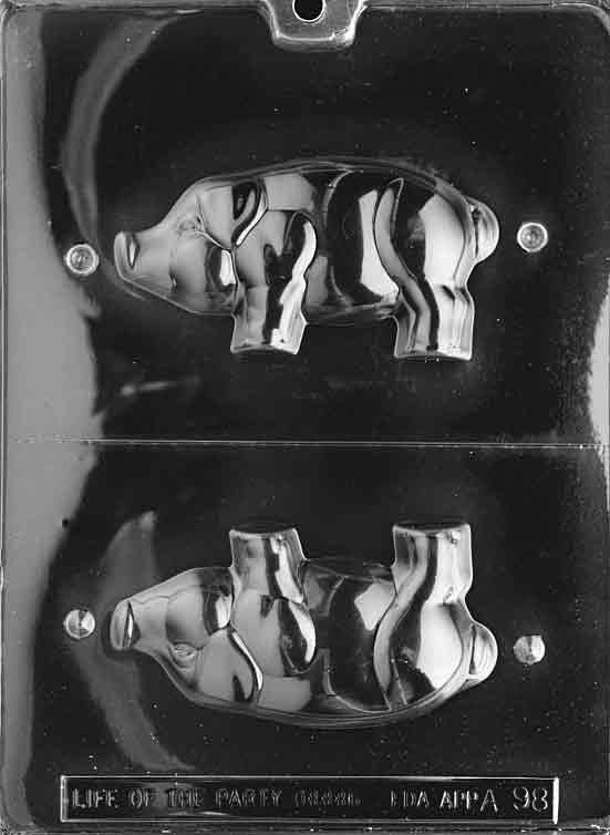 3D STANDING PIG Farm Animal Chocolate Candy Mold