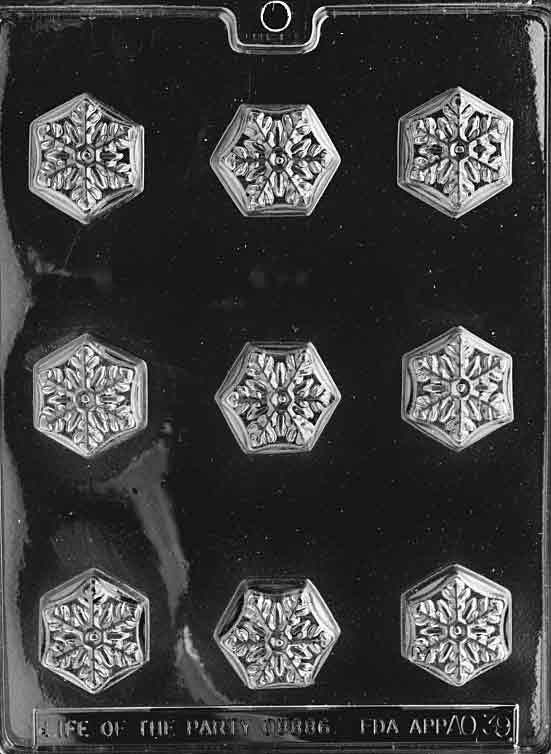 SNOWFLAKE Chocolate Candy Mold LOP-AO039