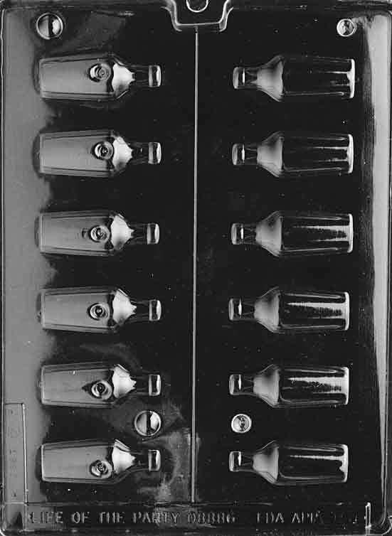 LIQUOR BOTTLES Chocolate Candy Mold
