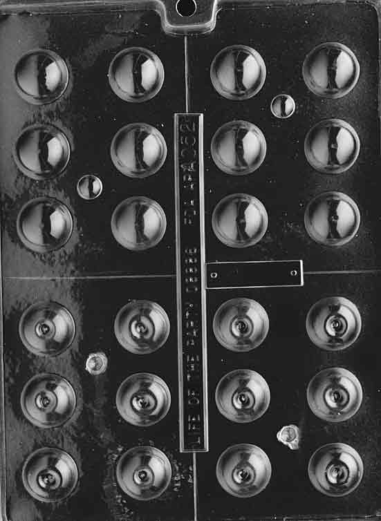 ROUND LIQUOR Chocolate Candy Mold