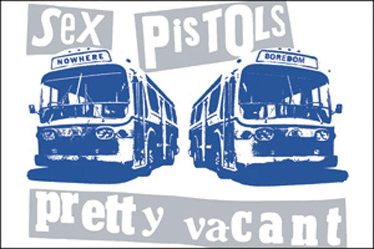 SEX PISTOLS Pretty Vacant Magnet for Refrigerators and Lockers - Rock Band