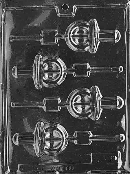 PACIFIER LOLLY Baby Sucker Chocolate Candy Mold