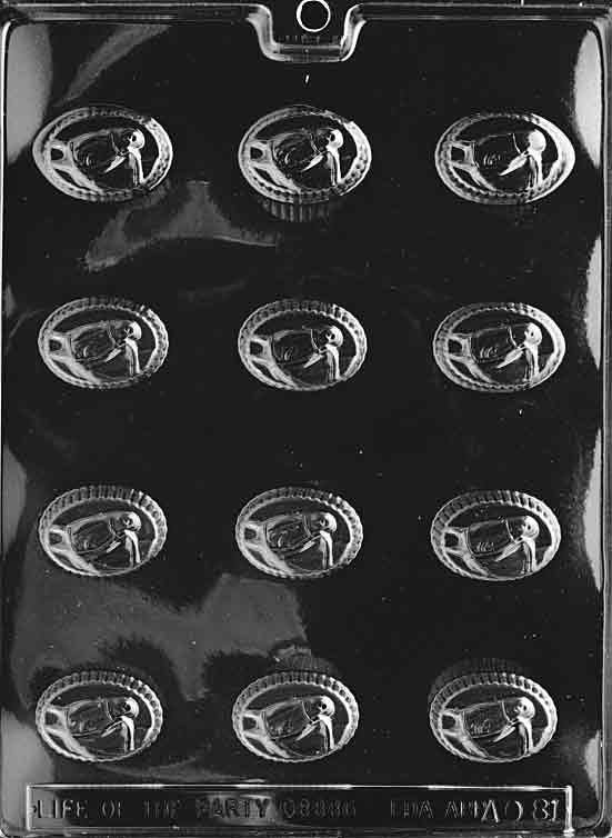HORSE HEAD TRADITIONAL Chocolate Candy Mold