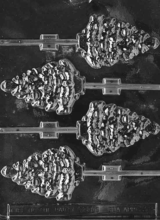 CHRISTMAS TREE LOLLY Sucker Chocolate Candy Mold