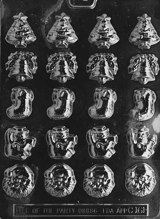 ASSORTED CHRISTMAS Christmas Chocolate Candy Mold