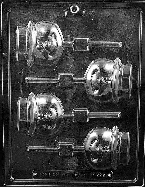 CUTE SNOWMAN Lolly Christmas Sucker Chocolate Candy Mold