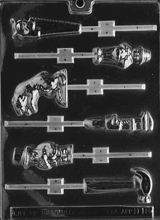 ASSORTED TOOLS Lolly Sucker Chocolate Candy Mold