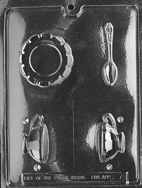 TEA CUP Chocolate Candy Mold Craft Supply