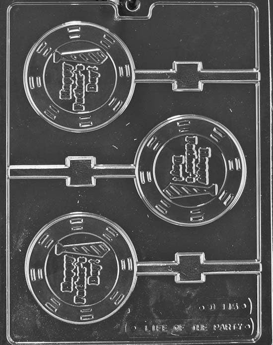 HAPPY FATHER'S DAY Lolly Sucker Chocolate Candy Mold