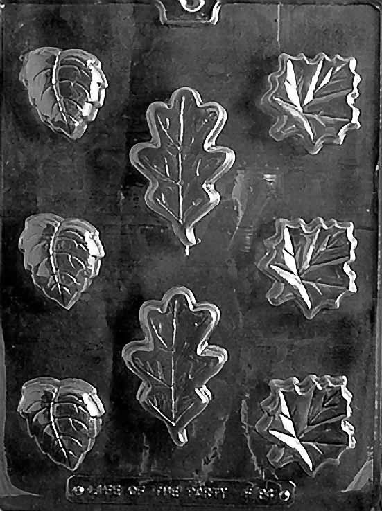 LEAF SOAP ASSORTMENT Chocolate Candy Mold